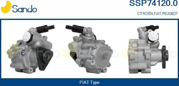 Sando SSP74120.0 - Hidrosūknis, Stūres iekārta ps1.lv