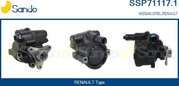 Sando SSP71117.1 - Hidrosūknis, Stūres iekārta ps1.lv