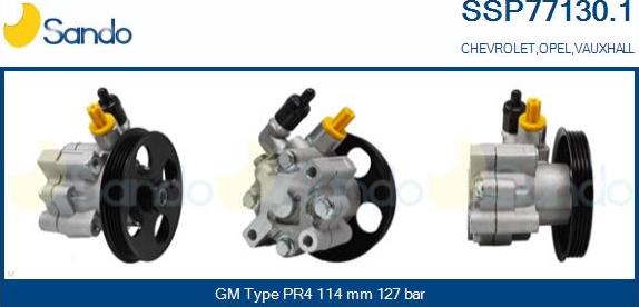 Sando SSP77130.1 - Hidrosūknis, Stūres iekārta ps1.lv