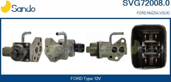 Sando SVG72008.0 - Izpl. gāzu recirkulācijas vārsts ps1.lv