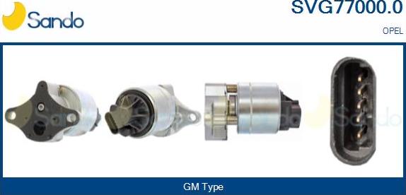 Sando SVG77000.0 - Izpl. gāzu recirkulācijas vārsts ps1.lv