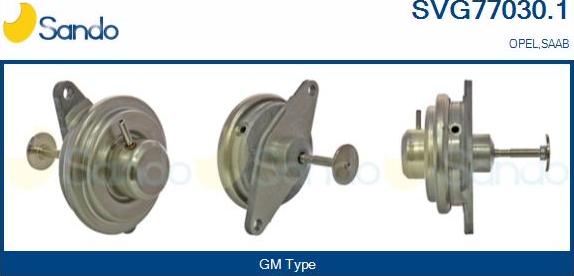 Sando SVG77030.1 - Izpl. gāzu recirkulācijas vārsts ps1.lv
