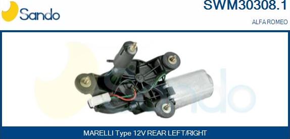 Sando SWM30308.1 - Stikla tīrītāju motors ps1.lv