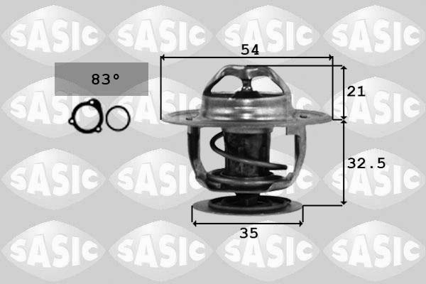 Sasic 9000066 - Termostats, Dzesēšanas šķidrums ps1.lv