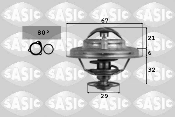 Sasic 9000087 - Termostats, Dzesēšanas šķidrums ps1.lv