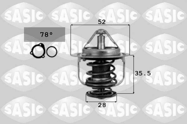 Sasic 9000075 - Termostats, Dzesēšanas šķidrums ps1.lv