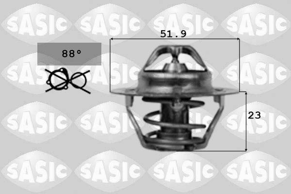 Sasic 9000168 - Termostats, Dzesēšanas šķidrums ps1.lv