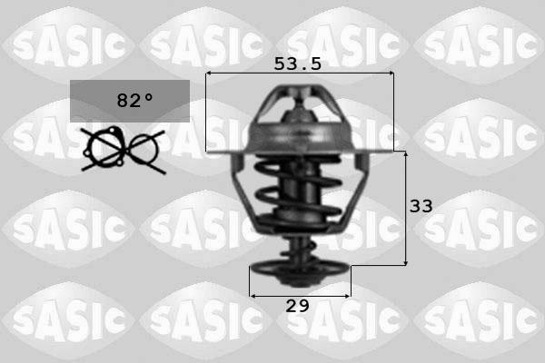 Sasic 9000107 - Termostats, Dzesēšanas šķidrums ps1.lv