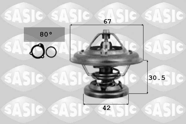 Sasic 9000369 - Termostats, Dzesēšanas šķidrums ps1.lv