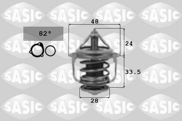 Sasic 9000317 - Termostats, Dzesēšanas šķidrums ps1.lv