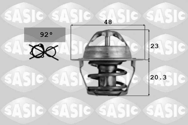 Sasic 9000389 - Termostats, Dzesēšanas šķidrums ps1.lv