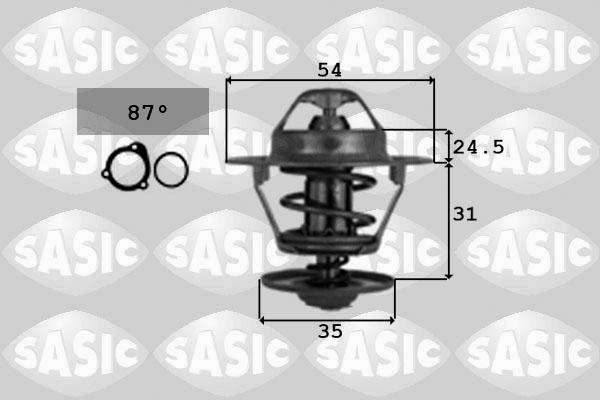 Sasic 9000334 - Termostats, Dzesēšanas šķidrums ps1.lv