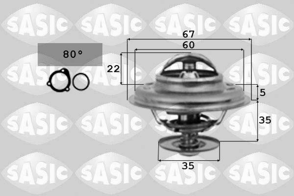 Sasic 9000337 - Termostats, Dzesēšanas šķidrums ps1.lv