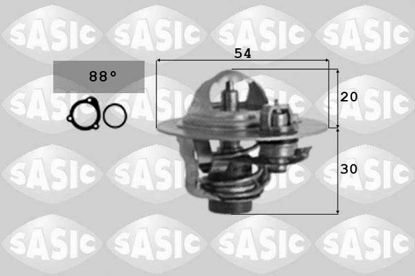 Sasic 9000298 - Termostats, Dzesēšanas šķidrums ps1.lv