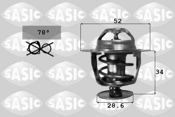 Sasic 9000237 - Termostats, Dzesēšanas šķidrums ps1.lv