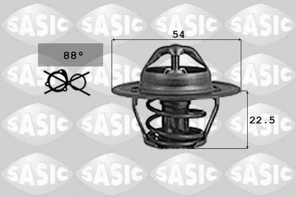 Sasic 9000742 - Termostats, Dzesēšanas šķidrums ps1.lv