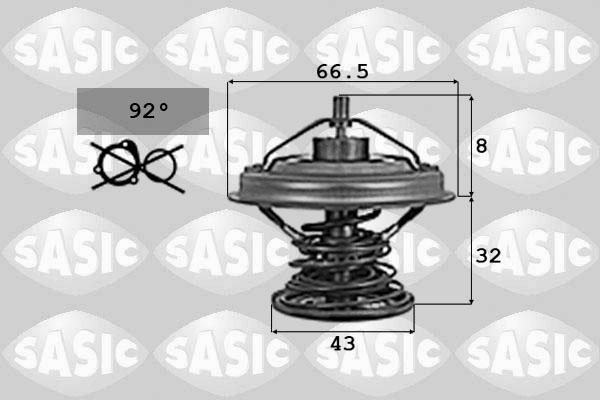 Sasic 9000701 - Termostats, Dzesēšanas šķidrums ps1.lv