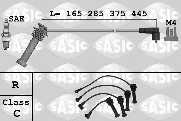 Sasic 9286079 - Augstsprieguma vadu komplekts ps1.lv