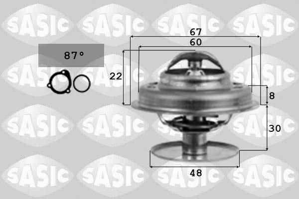 Sasic 4000356 - Termostats, Dzesēšanas šķidrums ps1.lv