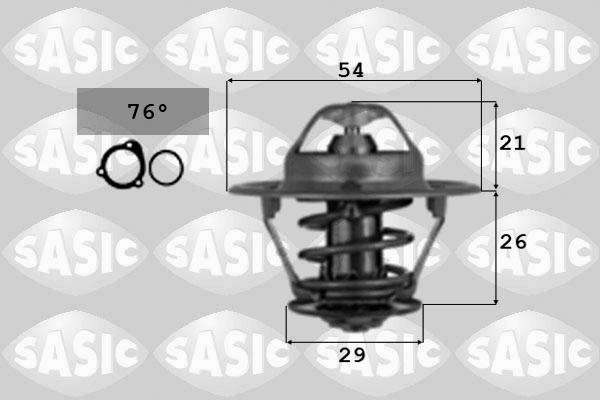 Sasic 4000367 - Termostats, Dzesēšanas šķidrums ps1.lv