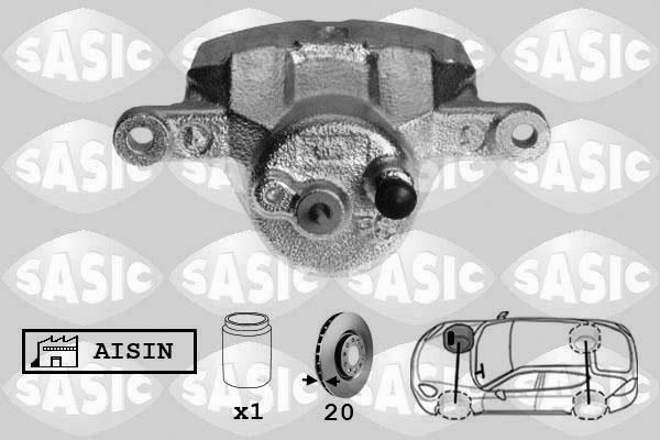 Sasic 6506093 - Bremžu suports ps1.lv