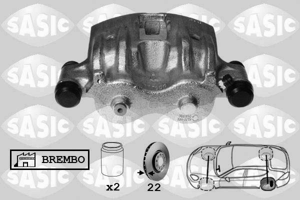 Sasic 6506160 - Bremžu suports ps1.lv