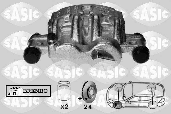 Sasic 6500058 - Bremžu suports ps1.lv