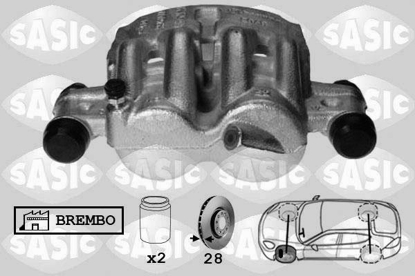 Sasic 6500062 - Bremžu suports ps1.lv