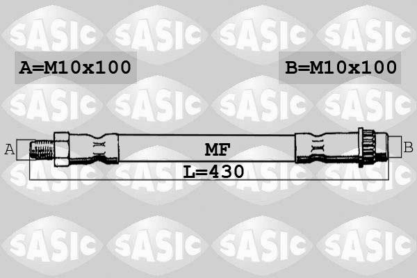 Sasic SBH4083 - Bremžu šļūtene ps1.lv