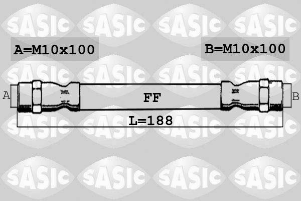 Sasic 6604002 - Bremžu šļūtene ps1.lv