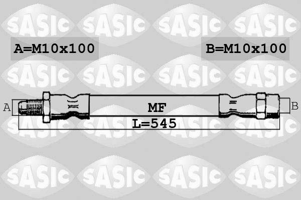 Sasic 6606098 - Bremžu šļūtene ps1.lv