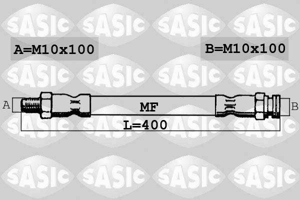 Sasic 6606063 - Bremžu šļūtene ps1.lv