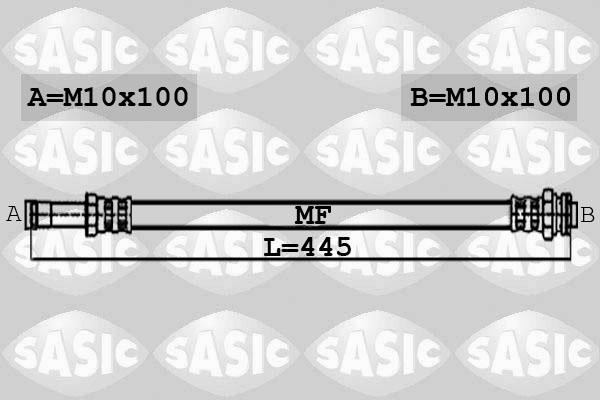 Sasic 6606067 - Bremžu šļūtene ps1.lv