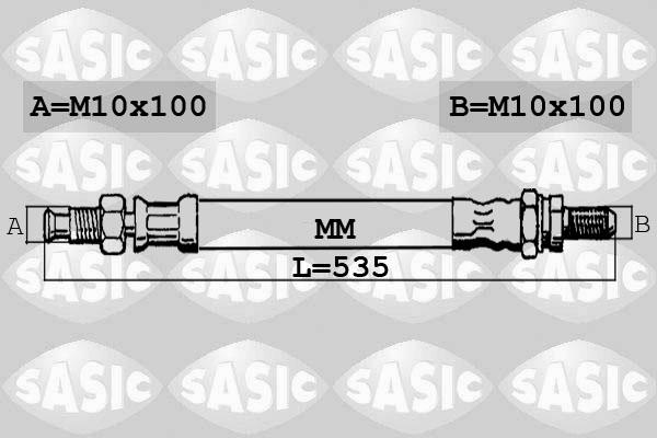 Sasic 6606005 - Bremžu šļūtene ps1.lv