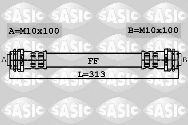 Sasic 6606086 - Bremžu šļūtene ps1.lv