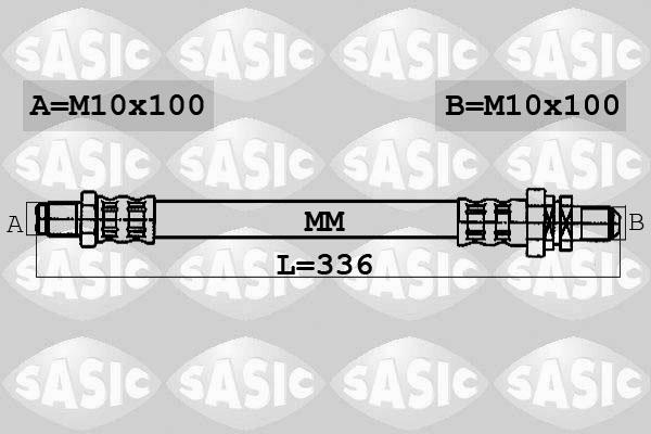 Sasic 6606029 - Bremžu šļūtene ps1.lv