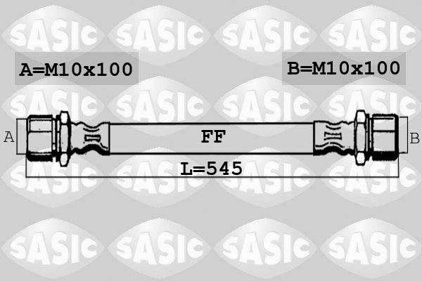 Sasic 6606191 - Bremžu šļūtene ps1.lv