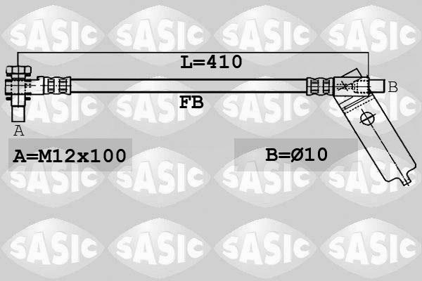 Sasic 6606197 - Bremžu šļūtene ps1.lv