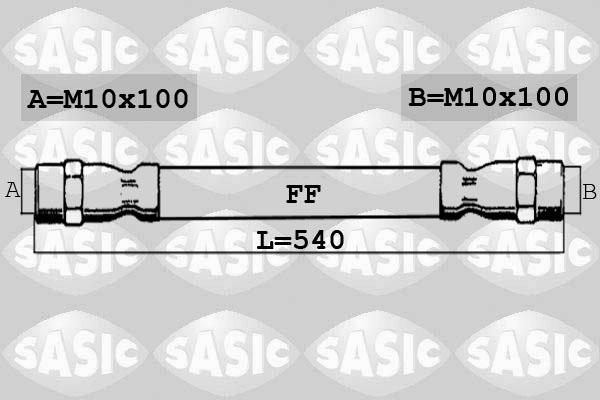 Sasic 6606150 - Bremžu šļūtene ps1.lv