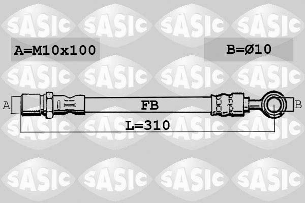 Sasic 6606108 - Bremžu šļūtene ps1.lv