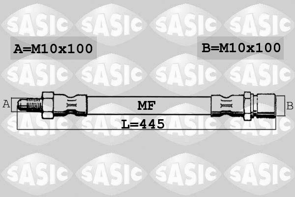 Sasic 6606110 - Bremžu šļūtene ps1.lv