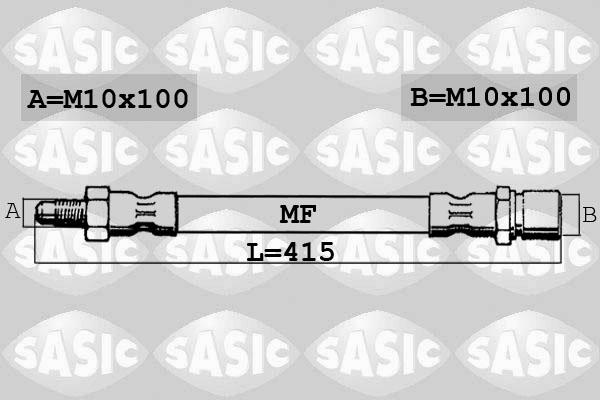 Sasic 6606121 - Bremžu šļūtene ps1.lv