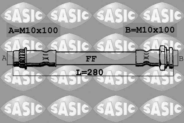 Sasic 6600018 - Bremžu šļūtene ps1.lv