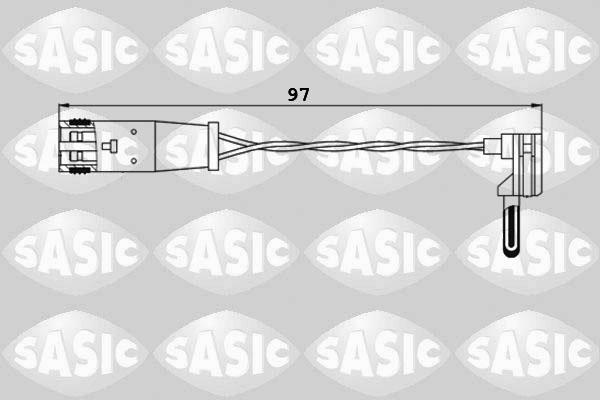 Sasic 6236002 - Indikators, Bremžu uzliku nodilums ps1.lv