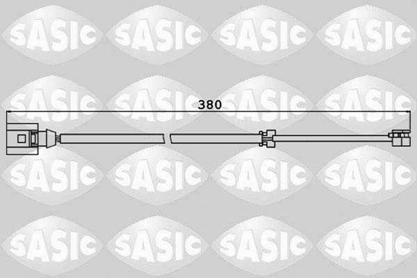 Sasic 6236039 - Indikators, Bremžu uzliku nodilums ps1.lv