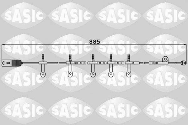 Sasic 6236034 - Indikators, Bremžu uzliku nodilums ps1.lv