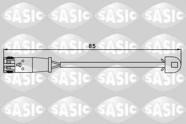 Sasic 6236021 - Indikators, Bremžu uzliku nodilums ps1.lv