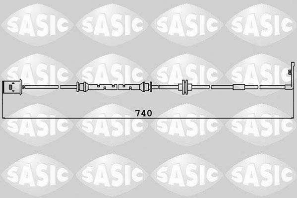 Sasic 6236027 - Indikators, Bremžu uzliku nodilums ps1.lv