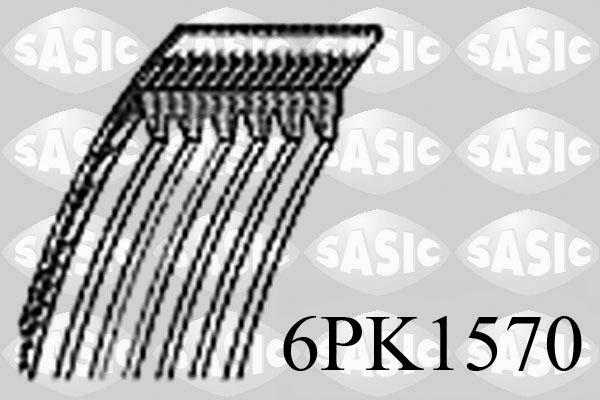 Sasic 6PK1570 - Ķīļrievu siksna ps1.lv