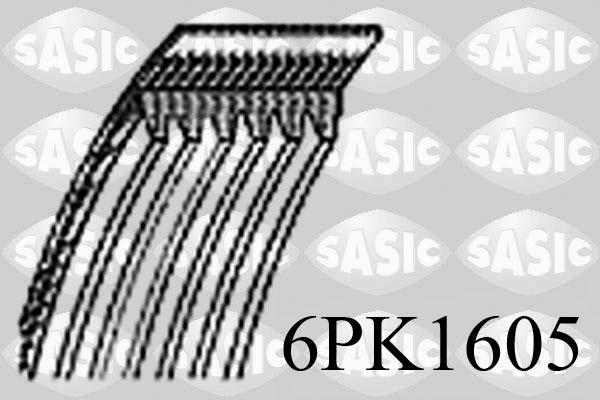 Sasic 6PK1605 - Ķīļrievu siksna ps1.lv